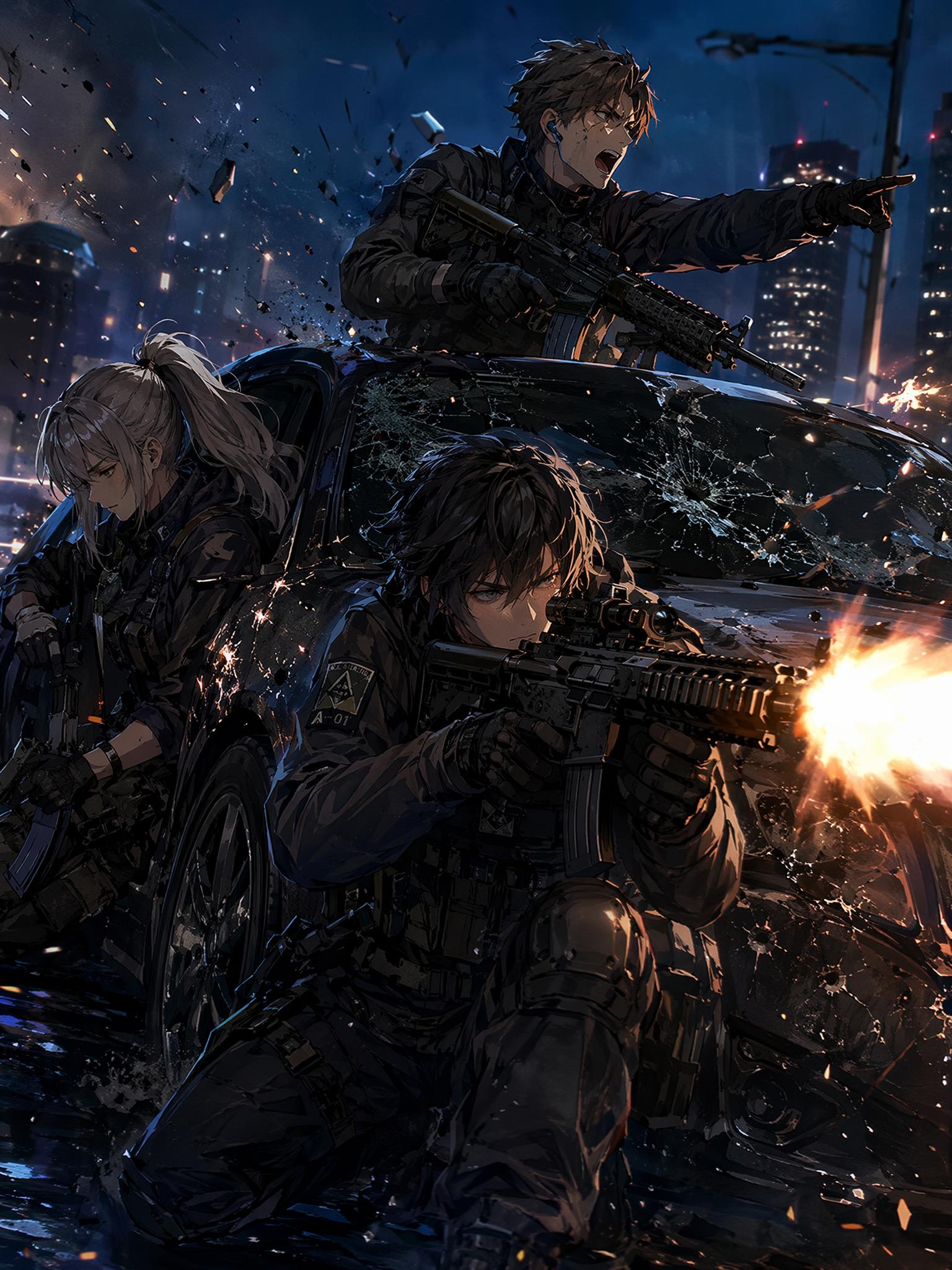 🌸 Three Armed Operatives