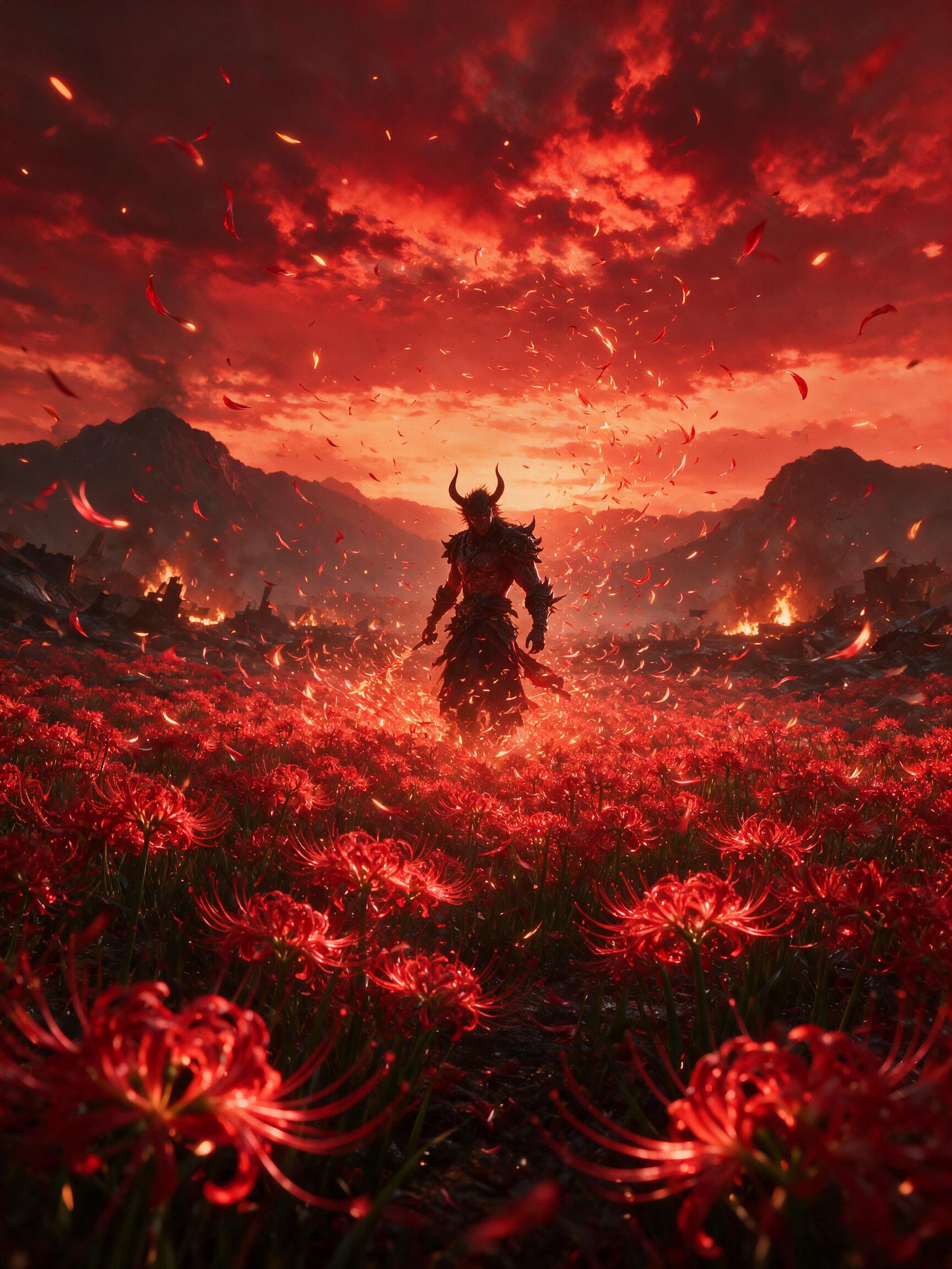 🌸 Demon Warrior