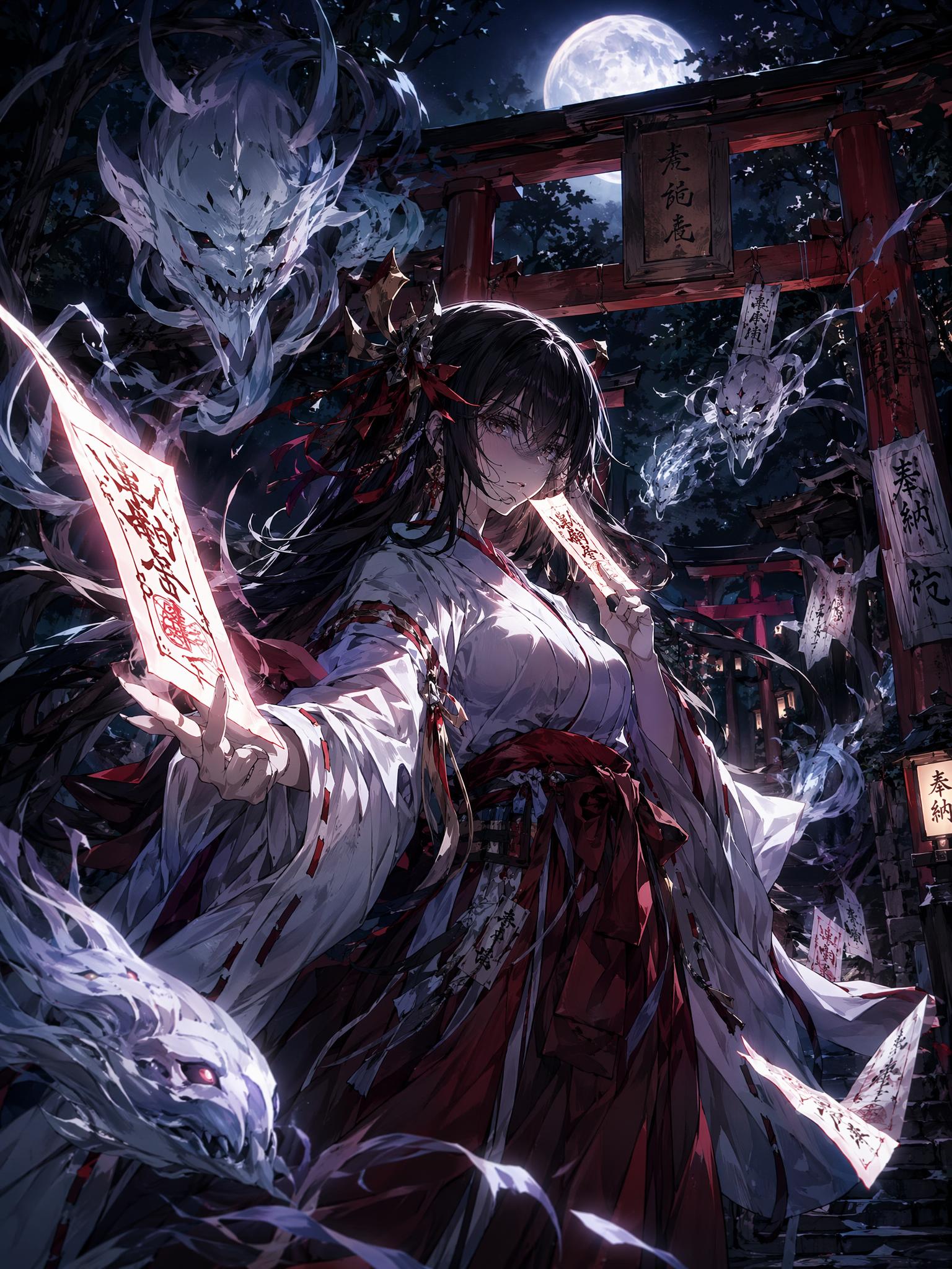 ⛩️ Жрица храма (Dark Anime)